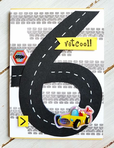 Hot Wheels Birthday, Card Design Handmade, Baby Cards Handmade, Birthday Card Craft, Homemade Birthday Cards, Hand Made Greeting Cards, Birthday Cards For Boys, Boy Cards, Bday Cards