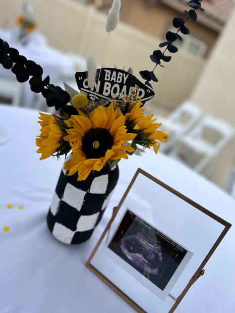 Vans Themed Nursery, Rad Baby Shower Theme, Vans Themed Baby Shower, Baby On Board Vans Baby Shower Ideas, Black And White Checkered Baby Shower Ideas, Motocross Baby Shower Ideas, Car Baby Shower Ideas, Skater Baby Shower Ideas, Punk Rock Nursery