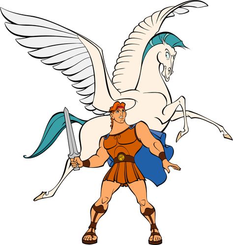 Disney Pegasus Disney, Hercules Movie, Rugrats Cartoon, Hercules Disney, Disney Clipart, Disney Version, Disney Hercules, Disney Animated Movies, Cartoon World