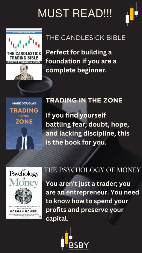 MUST READ IF YOU WANT TO BE A TRADER. #forex #trading #trading Best Day Trading Books, Forex Trading Books, Deriv Trading, Trading Hacks, Trading Knowledge, Trading Books, Forex Books, Business Books Worth Reading, Morgan Housel