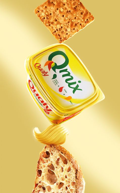 Qualy Qmix on Behance Butter Advertising, Advertising Video, Advertising Creative, Advertising Illustration, Video Advertising, Illustration Digital, Creative Advertising, Advertising Design, Images Photos