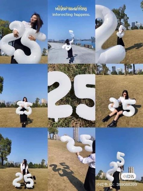 Number Balloons Photoshoot, Birthday Balloons Pictures, Debut Photoshoot, Happy 25th Birthday, Hollywood Songs, Cute Birthday Pictures, Birthday Card Drawing, Birthday Post Instagram, Birthday Projects