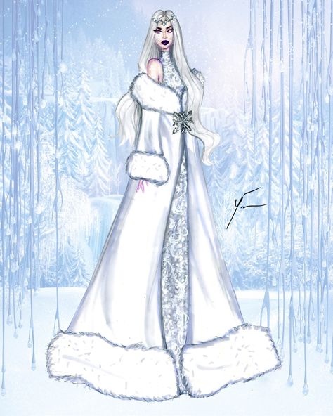 YİGİTOZCAKMAK | A Christmas Fairytale ‘Snow Queen’ by Yigit... Ice Queen Dress, Christmas Fairytale, Snow Queen Dress, Ice Queen Costume, Christmas Queen, Queen Drawing, Hayden Williams, Queen Outfit, Fairytale Fashion