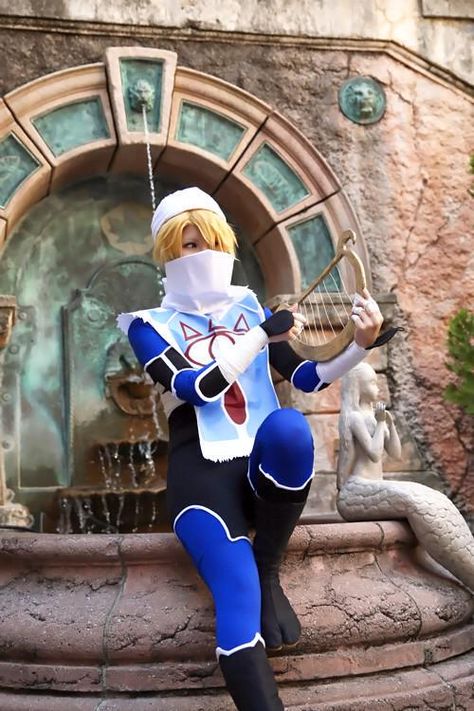 Shiek cosplay by @s_chxsi | #Zelda #OoT Shiek Cosplay, Legend Of Zelda Characters, Legend Of Zelda, Zelda, Zelda Characters, Fictional Characters, Clothes, Art