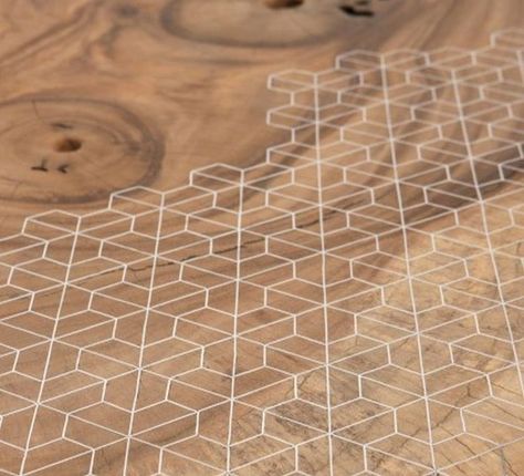 Nada Debs, Organic Furniture, Geometric Texture, Wood Epoxy, Minimalist Tables, Slab Table, Wood Tables, Geometric Textures, Wood Interior