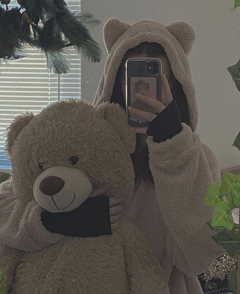 big brown bear plushie | cute, soft bear hoodie Teddy Bear Aesthetic Outfit, Big Teddy Bear Aesthetic, Cute Big Plushies, Bear Aesthetic, Soft Bear, Bear Plushie, Big Teddy Bear, Big Hoodies, Baggy Hoodie