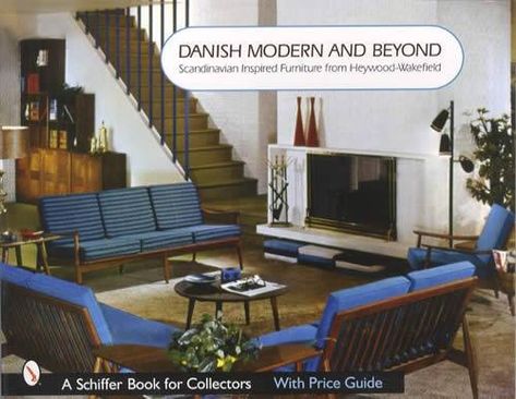 Vintage Heywood-Wakefield - Scandinavian Inspired Mid-Century Modern Furniture #MidCenturyModern 1950s Interior Design, Danish Living Room, Heywood Wakefield Furniture, 1950s Interior, Modern Antique Furniture, Heywood Wakefield, Living Room Upholstery, Danish Modern Furniture, Scandinavian Home Decor