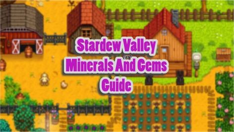 Stardew Valley, Gems And Minerals, Geek Stuff, Gems, Money