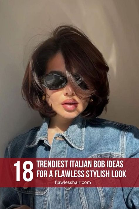 Voluminous Italian Bob Celebrity Bob Hairstyles 2023, Italian Bob Haircut Round Face, Classy Bob Haircut, Blowout Bob Hair, Volume Hair Short, Heavy Italian Bob, Italian Lob Haircut, Italian Bob 2024 Round Face, 90s Italian Bob