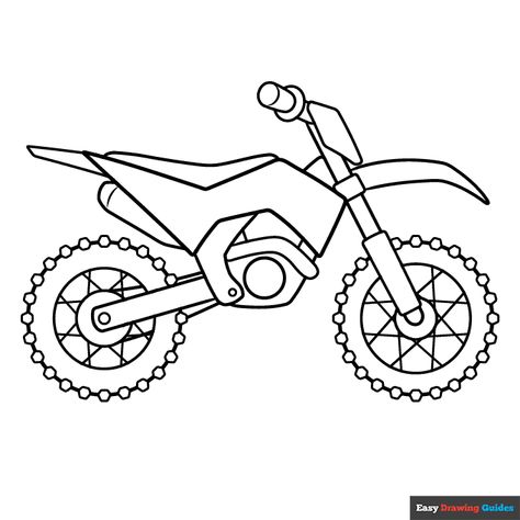 Free printable dirt bike coloring page Dirt Bike Crafts, Dirtbike Coloring Page, Jenga Painting, Dirt Bike Party Ideas, Bike Coloring Page, Dirt Bike Coloring Pages, Slp Crafts, Dirt Bike Party, Bike Craft