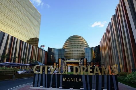 CITY OF DREAMS MANILA :: The second casino resort in Manila's Entertainment City finally had its grand opening on Monday, 2 February. The new casino-resort in the Philippine capital is operated by Macau-based Melco Crown Entertainment. City Of Dreams Manila, Dreams Resorts, City Of Dreams, Casino Resort, Dream City, Casino Bonus, New City, Macau, Grand Opening