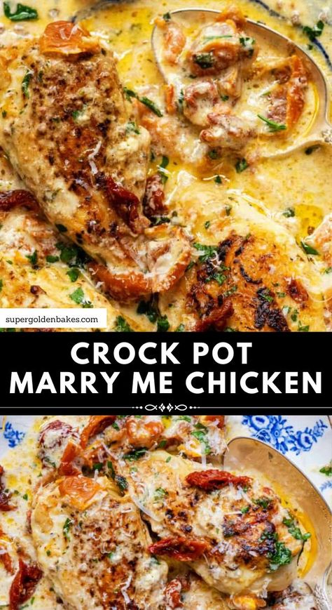 Crockpot Boneless Chicken Breast Recipes, Sundried Tomato Sauce, Slow Cooker Chicken Recipe, Chicken Breast Slow Cooker, Chicken Boneless Breast Recipes, Crockpot Chicken Thighs, Chicken Breast Crockpot Recipes, Slow Cooker Chicken Thighs, Crockpot Chicken Breast