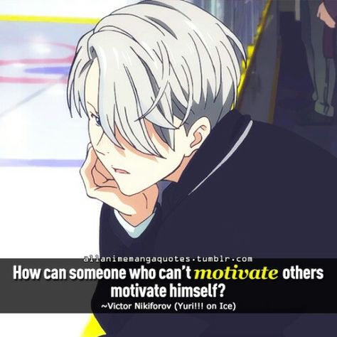 Yuri!!! On Ice My Ipad Wallpaper, Ice Quotes, Katsuki Yuri, Viktor Nikiforov, Victor Nikiforov, Yuri Katsuki, Quotes Photo, Manga Quotes, Property Rights