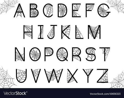 Halloween Abc, Halloween Calligraphy, Halloween Fonts Alphabet, Spooky Letters, Halloween Alphabet, Viking Tattoo Symbol, Fonts Handwriting Alphabet, Lettering Styles Alphabet, Free Handwriting