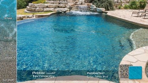 Pebble Tech Pool, Pebble Tech, Oasis Pool, Pool Finishes, Pool Colors, Blue Pool, Great Names, Dream Pools, Natural Pool