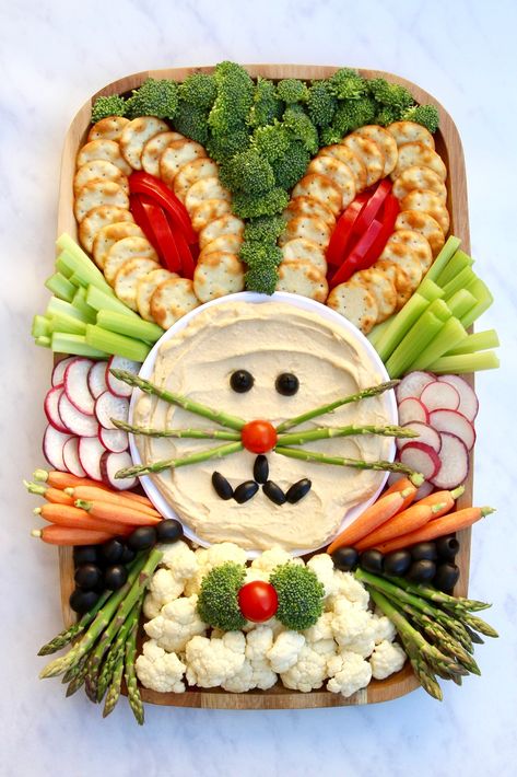 Easter Crudite Basket, Easter Relish Tray, Easter Bunny Veggie Tray, Bunny Veggie Tray, Easter Charcuterie, Party Boards, Easter Magic, Easter Party Food, Easter Appetizers