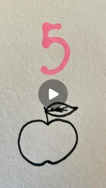 Elsa on Instagram: "Very easy drawing with numbers for young kids 🍎🍏 #apple #kidsdrawing #artsandcrafts #easydrawing #howtodraw" Apple Easy Drawing, Apple Drawing Kids, Drawing With Numbers, Apple Drawing, Very Easy Drawing, Number Drawing, Easiest Apples, Easy Drawing, Easy Kids