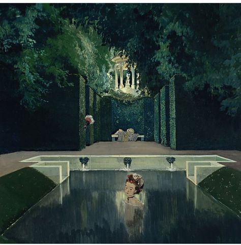 very 'gatsby'-esque - Alexandre Benois Edward Steichen, Chateau Versailles, Palace Of Versailles, Photo Vintage, Russian Artists, Russian Art, Comic Artist, Versailles, Fairy Tale