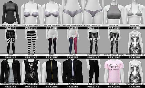 CLOTHES Ultimate Collection | Pralinesims on Patreon Los Sims 4 Mods, Sims 4 Traits, Sims Packs, Sims 4 Anime, Sims 4 Game Mods, Sims 4 Body Mods, Sims 4 Gameplay, Sims 4 Dresses, Sims 4 Characters