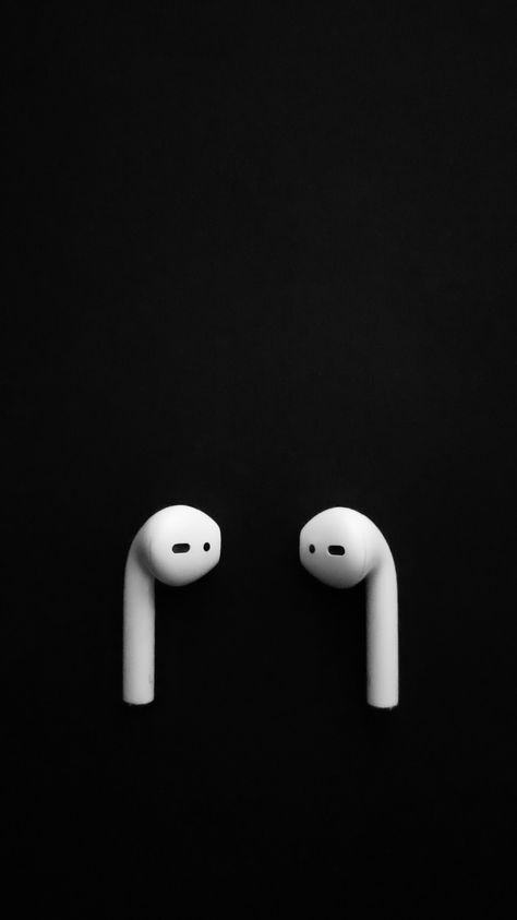 Apple Airpods photos Airpod Wallpaper, Head Phones Wallpaper, Earbuds Wallpaper, Ear Phone Wallpaper, Airpods Wallpaper, Mobile Wallpaper Black, Wallpapers In Black, Airpods Black, Head Phones