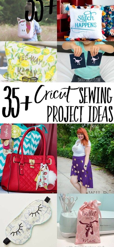 Cricuts aren't just for paper crafts, check out how you can use your Cricut with fabric! Lots of sewing tutorials and inspiration for using your Cricut to embellish and create projects. #kidssewingprojectsdolls Sewing Project Ideas, Beginner Sewing Projects Easy, Fabric Purses, Leftover Fabric, Creation Couture, Sewing Projects For Beginners, Easy Sewing Projects, Love Sewing, Sewing Gifts