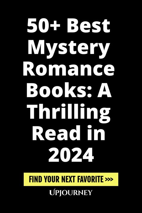 Explore our curated list of over 50 of the best mystery romance books that promise a thrilling read in 2024. Whether you're looking for suspense, intrigue, or unexpected twists, these novels have got you covered. Dive into captivating storylines and uncover thrilling secrets with these must-read books. Perfect for cozy nights in or a relaxing getaway, add these gripping reads to your reading list today and immerse yourself in the exciting world of mystery romance novels! Mystery Suspense Books, Mystery Romance Books, Best Mystery Novels, Psychology Terms, Fiction Books To Read, Suspense Books, Best Mysteries, Favorite Novels, Romantic Suspense