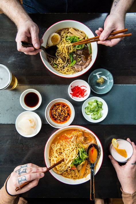 Ramen Photoshoot, Uncle Bao, Ramen Photography, Japanese Food Photography, Pizza Photo, Ramen Bar, Coffee Shop Photography, Ramen Restaurant, Ramen Soup