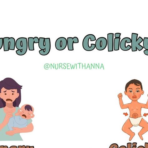 Anna Kogan MA, RN, CBS | pregnancy & postpartum on Instagram: "As a Certified Breastfeeding Specialist and RN, I often hear from new moms who are unsure whether their baby is hungry or just colicky. 
It’s common to confuse the two, especially in the early weeks, leading some to think their milk supply is low. Here’s how to distinguish between hunger and colic:

Signs of a Hungry Baby:
- Rooting: Baby turns their head and opens their mouth when their cheek is touched.
- Sucking on Hands: This is a clear hunger cue.
- Crying that Stops When Feeding Begins: If your baby calms quickly after latching, they were likely hungry.
- Feeding with Purpose: If baby is actively sucking and swallowing, they are hungry and feeding effectively.

Signs of a Colicky Baby:
- Crying in the Evening: Colic often Colicky Baby, Milk Supply, Baby Crying, Postpartum, New Moms, Two By Two, Milk, Turn Ons, Signs