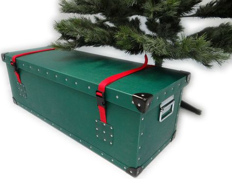 Artificial Christmas Tree Luxury Storage Box Container Case, Made in UK | Home, Furniture & DIY, Storage Solutions, Storage Boxes | eBay! Diy Christmas Tree Storage, Christmas Tree Container, 9 Foot Christmas Tree, Christmas Tree Storage Box, Loft Garage, Upside Down Christmas Tree, Christmas Tree Bag, Christmas Decoration Storage, Types Of Christmas Trees