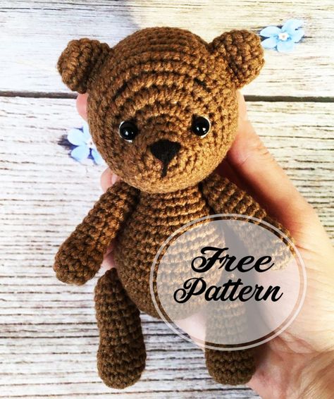 Free Amigurumi Bear Crochet Pattern for 2020 | Amigurumiforum Knitted Presents, Crochet Teddy Bear Pattern Free, Teddy Bear Patterns Free, Bear Crochet Pattern, Bear Patterns Free, Crochet Bear Patterns, Amigurumi Bear, Crochet Teddy Bear Pattern, Crochet Geek