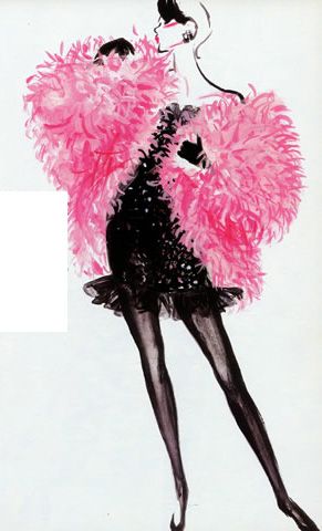 René Gruau - Yves Saint-Laurent - 1987 David Downton, Rene Gruau, Jacques Fath, Random Fashion, Fashion Drawings, Fashion Illustration Vintage, Custom Costumes, Fashion School, Bon Ton