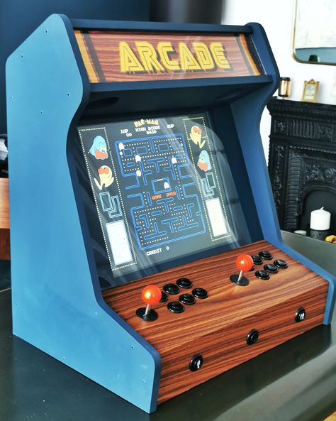 Arcade Cabinet Plans, Arcade Design, Arcade Bartop, Arcade Diy, Arcade Table, Arcade Retro, Retro Games Room, Arcade Stick, Theater Room Design