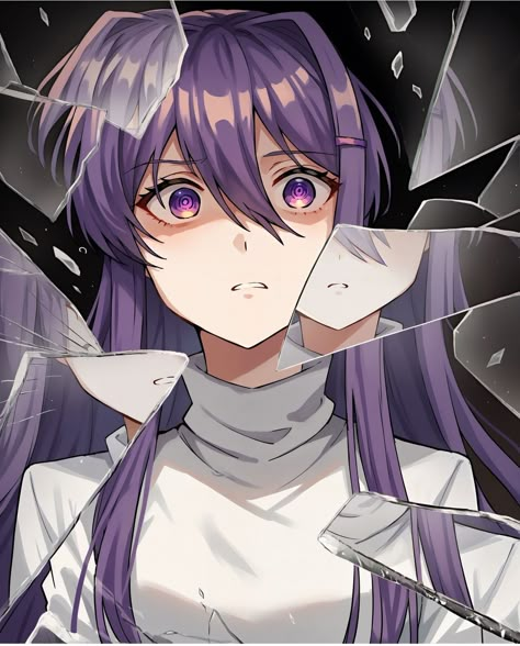 Doki Doki Yuri, Ddlc Yuri Fanart, Yuri Doki Doki Literature Club Fanart, Yuri Ddlc Pfp Icon, Yuri Doki Doki Literature Club, Yuri Ddlc Fanart, Yuri Ddlc Fanart Yandere, Yuri Ddlc Pfp, Doki Doki