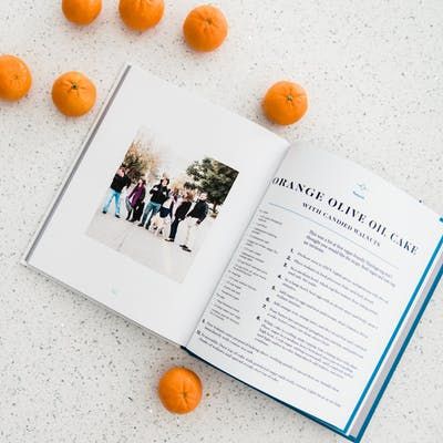 Honey & Hive's Personalized Cookbooks Make a Sweet Wedding Gift | Brit + Co Cookbook Wedding Guest Book, Cook Book Guest Book Wedding, Wedding Cookbook Gift, Wedding Recipe Book, Recipe Book Wedding Gift, Recipe Guest Book Wedding, Orange Olive Oil Cake, Elopement Reception, Easy Wedding Planning