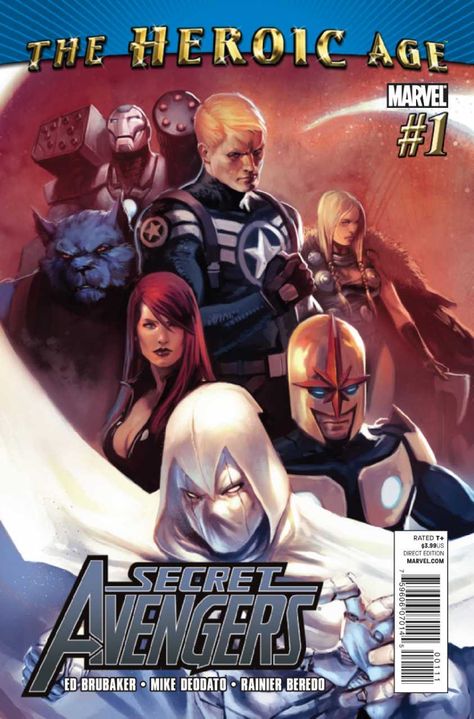 Secret Avengers Vol. 1 #1 Secret Avengers, Heroic Age, Illustration Comic, Avengers 1, Mission To Mars, Hero Poster, Marvel Comics Art, Chun Li, Moon Knight