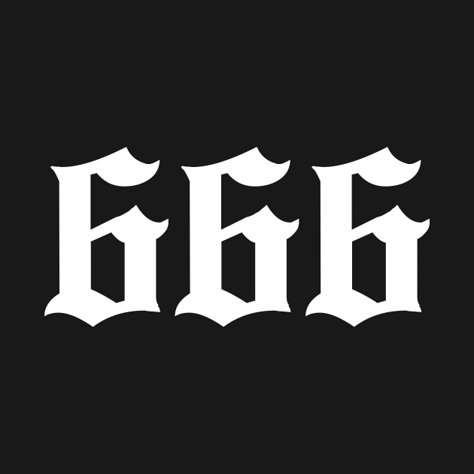 Satanic Design, 666 Number, 666 Tattoo, The Beast, Tattoo Design, Image Search, T Shirts, Tattoos, Black