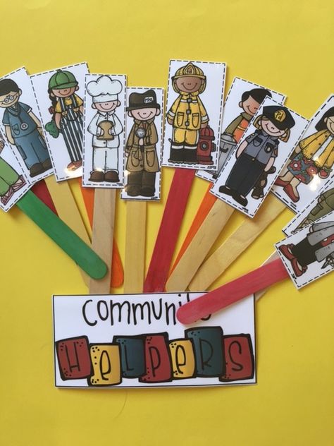 Community Helpers Preschool Printables, Community Helpers Pictures, Community Helpers Printables, Prek Community Helpers, Community Helpers Lesson Plan, Community Helpers Week, Community Helpers Preschool Crafts, Community Helper Lesson, Community Helpers Crafts