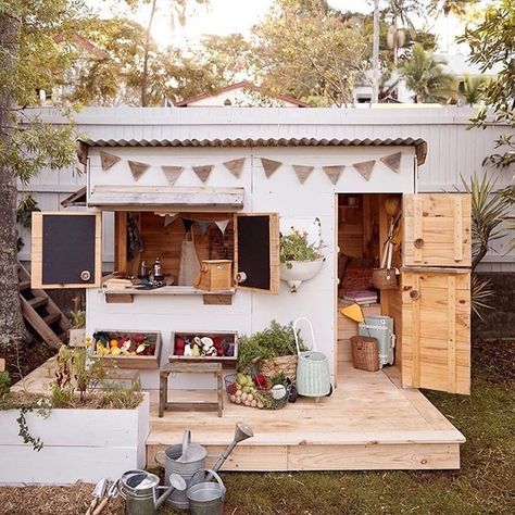 Cubby House Ideas, Kids Cubby Houses, Miles Baby, Kids Cubbies, Nursery Reveal, Monochrome Nursery, Wendy House, Cubby House, Cubby Houses