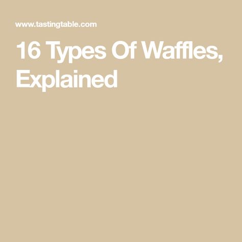 Types Of Waffles, Waffle Batter, Pizzelle Cookies, Liege Waffle, Egg Waffle, Potato Waffles, Waffle Ingredients, Too Much Sugar, Pearl Sugar