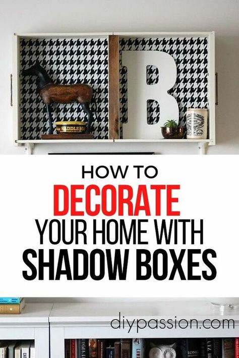 Modern Shadow Box Ideas, Shadow Box Ideas Diy, Shadow Box Decor, Shadowbox Ideas, Drawers Diy, Shadow Box Coffee Table, Murphy Bar, Creative Homemade Gifts, Gift Idea For Boyfriend