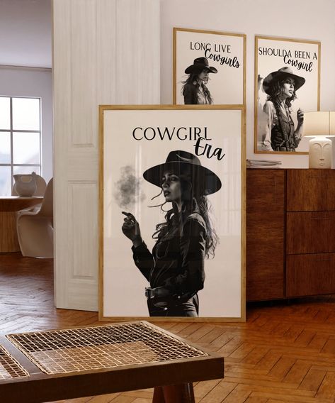 This Digital Prints item is sold by BelleViePrintables. Ships from United States. Listed on May 27, 2024 Cowgirl Era, Cowgirl Wall Art, Cowgirl Poster, Cowgirl Vibes, Cowgirl Decor, Cowgirl Print, Western Prints, Girl Dorms, Modern Cowgirl