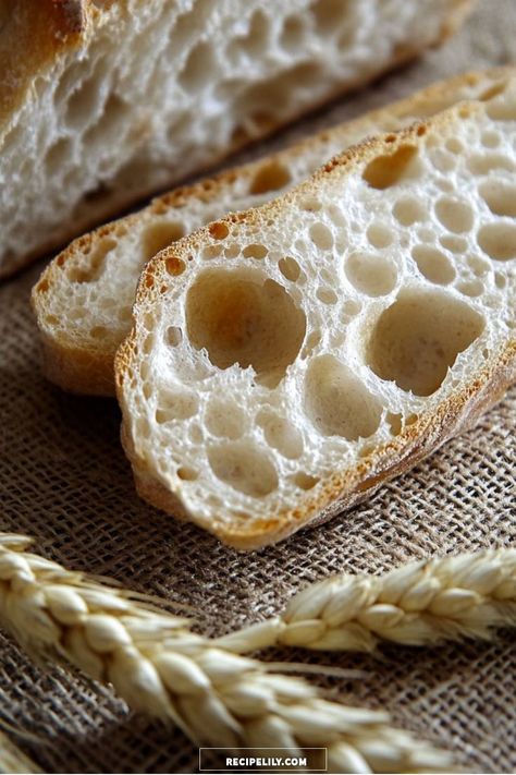 I absolutely love baking artisan bread at home! This loaf features a beautifully airy texture with those perfect little holes that make each slice unique. It’s perfect for toasting or enjoying with some butter. Join me in experimenting with bread making—let’s create something delicious together! Italian Bread Recipes, Bread At Home, Rustic Bread, Whipped Butter, Bread Making, Homemade Italian, Italian Bread, Artisan Bread, Dry Yeast