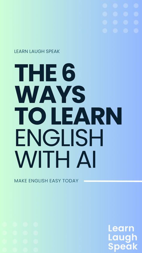 As artificial intelligence continues to evolve, more and more tools are becoming available to help people learn English. Are you looking for some ways to learn English with AI in 2023? There are many different ways that AI can be used to improve your English skills. In this blog post, we will discuss some of the most effective ways to use AI for learning English. Let’s get started! How Can I Learn English, Best English Learning Sites, How Can I Improve My English, Learning English For Beginners, Improve English Writing Skills, English Learning Tips, Improve English Writing, German Phrases Learning, Basic English Grammar Book