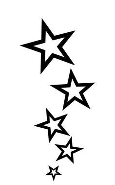 Different Type Of Stars Drawing, Star With Swirl, Star Tattoo Flash Sheet, Star Sigil Tattoo, Sigil Star Tattoo, Star Tattoos Designs, 2000s Star Tattoo, Gothic Star Tattoo, Simple Cybersigilism