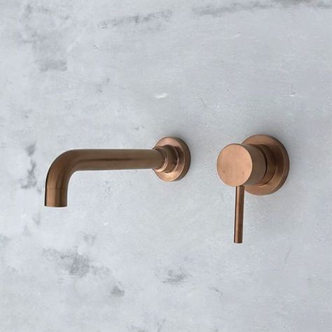 Our Brushed Copper looking so good 😍 . . . . #bathroom #abiinteriors #abi #bathroomdesign #marble #lookoftheday#bath… Bathroom Copper Fixtures, Brushed Copper Tapware, Brushed Copper Bathroom Fixtures, Copper Taps Bathroom, Brushed Copper Bathroom, Copper Tapware, Abi Bathrooms, Copper Bathroom Fixtures, Copper Bathroom Accessories