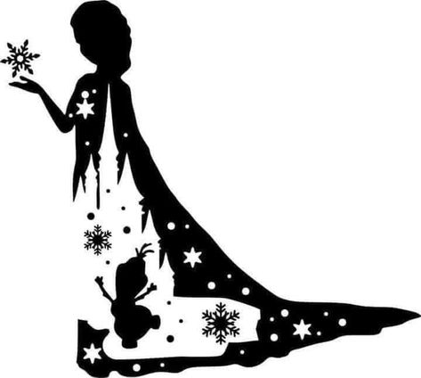 Frozen Halloween, Disney Silhouette Art, Silhouette Disney, Cricut Disney, Disney Silhouette, Disney Silhouettes, Idee Cricut, Disney Fantasy, Disney Svg