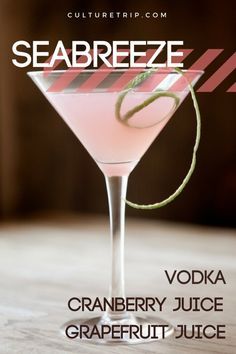 Cranberry Juice And Vodka, Cocktail Drinks Alcoholic, Boozy Drinks, Martini Recipes, Tequila Sunrise, Alcohol Drinks, Cocktail Drinks Recipes, Pretty Drinks, Vodka Cocktails