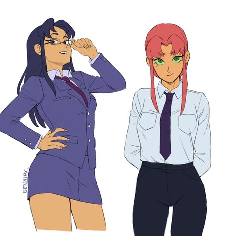 (1) Media posts by Glenn (@genniax_) / X Old Teen Titans, Starfire And Raven, Star Fire, Dc Comics Girls, Teen Titans Fanart, Dc Comics Heroes, Dc Cosplay, Teen Titan, Dc Icons