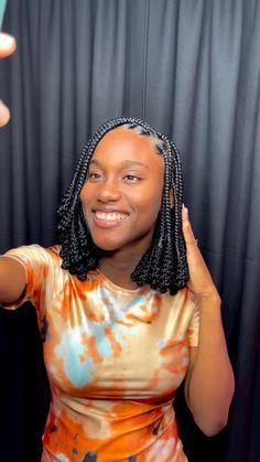 Braided Hairstyles Into Ponytail, Latest Braided Hairstyles, Short Hair Twist Styles, Latest Hair Braids, Black Hair Updo Hairstyles, Short Box Braids Hairstyles, Short Box Braids, Big Box Braids Hairstyles, Quick Natural Hair Styles