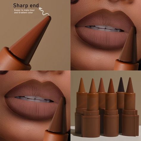 I just found this on AliExpress: $3.07 | Pointed Head Lip Liner Pencil Plumping Lip Stain Dark Caramel Creamy Lip Contour Waterproof Natural Nude Brown Lipstick Combo Nude Brown Lipstick, Lipstick Combo, Lip Contour, Lip Liner Pencil, Dark Caramel, Lip Makeup Tutorial, Brown Lipstick, Lip Contouring, Lip Combo